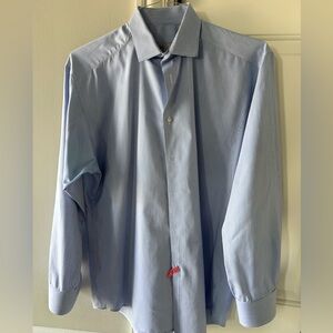 Lawrence Hunt Men's Light Blue Dress Shirt